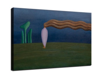 Tarsila do Amaral &#39;Figura So&#39; Waterproof Vinyl Fabric HD Print, Wall Home decor