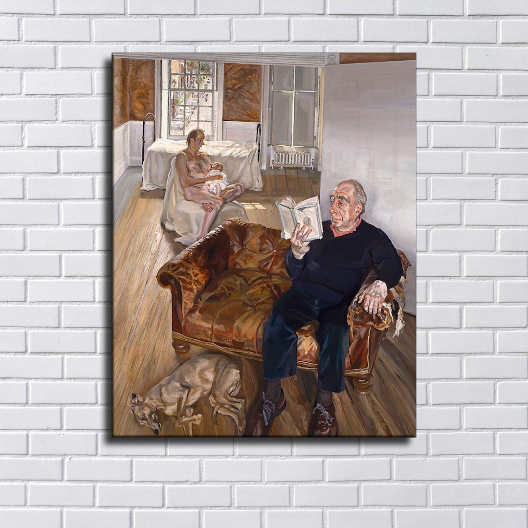 Lucian Freud Waterproof Vinyl Fabric HD Print, Wall Home decor, Ready to hang