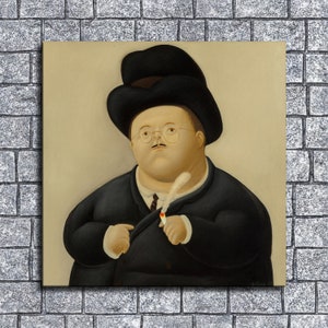 Fernando Botero Waterproof Vinyl Fabric HD Print, Wall Home decor, Ready to hang