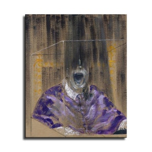 30x24 inches - Francis Bacon "Man and Beast" HD print on canvas ready to hang large size picture beautiful home decor wall painting