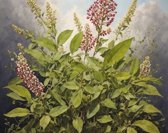 Wodoodporna tkanina winylowa Dogbane, wydruk HD, dekoracja ścienna do domu, gotowa do powieszenia