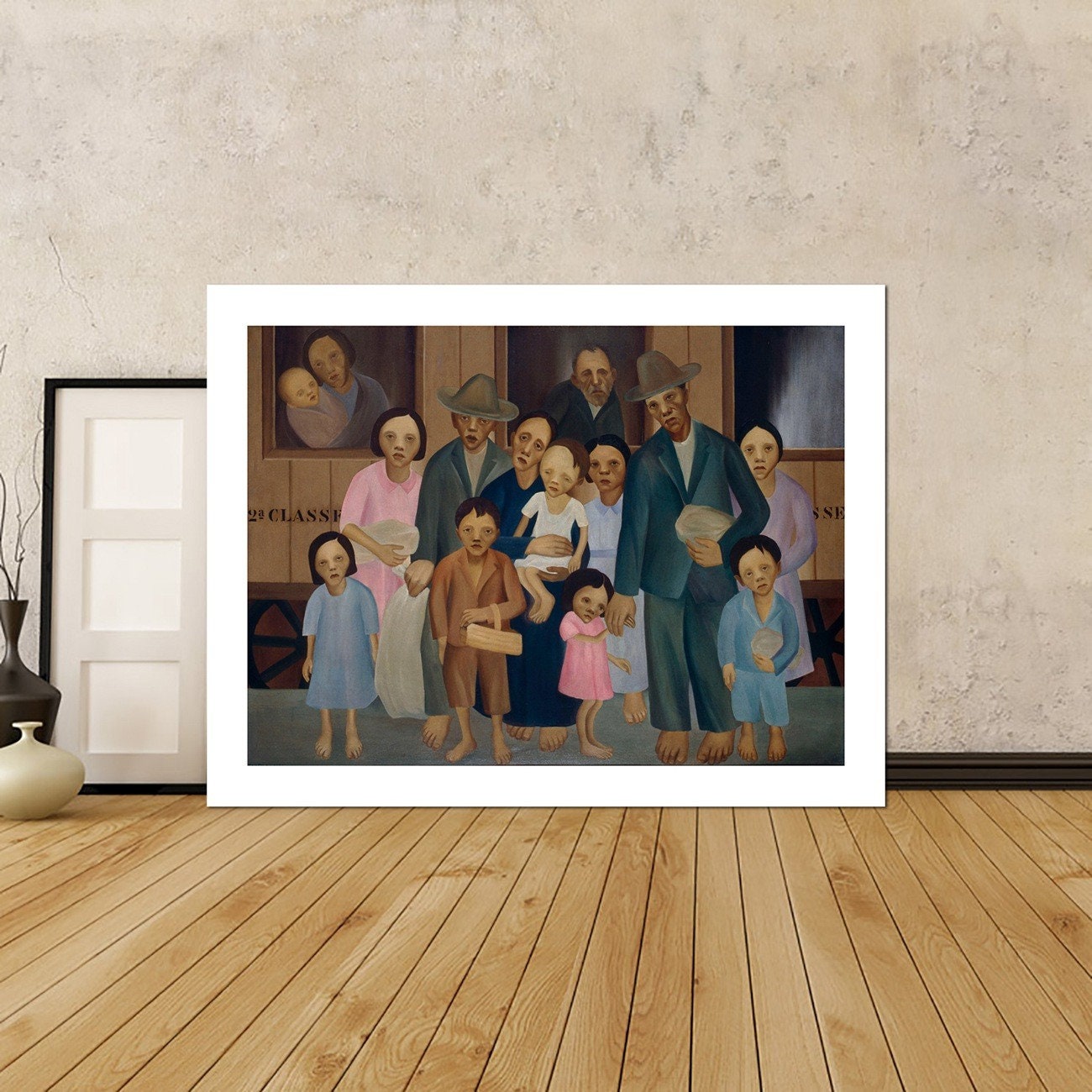 36x24 Inches Tarsila Do Amaral segunda Classe - Etsy