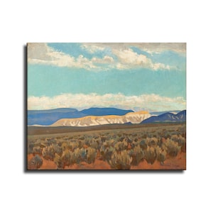 Maynard Dixon Waterproof Vinyl Fabric HD Print, Wall Home decor, Ready to hang