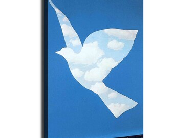 Impresión HD de vinilo impermeable de René Magritte, decoración de pared para el hogar, lista para colgar
