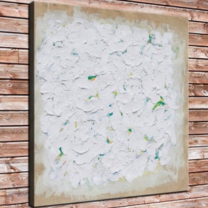 24x24 inches - Robert Ryman &quot;Untitled&quot; New HD print on canvas ready to hang, large size painting beautiful contemporary art