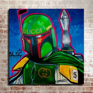 Alec Monopoly Waterproof Vinyl Fabric HD Print, Wall Home decor, Ready to hang