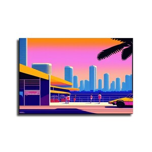 Hiroshi Nagai Waterproof Vinyl Fabric HD Print, Wall Home decor, Ready to hang
