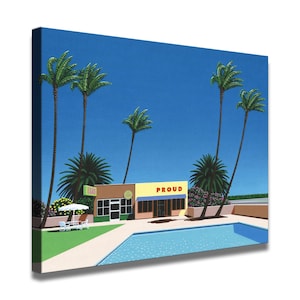 Hiroshi Nagai Waterproof Vinyl Fabric HD Print, Wall Home decor, Ready to hang