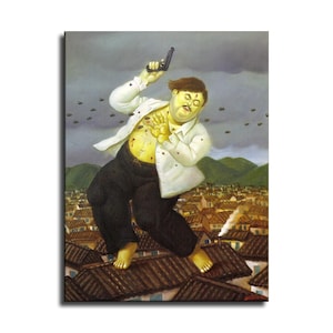 Fernando Botero Waterproof Vinyl Fabric HD Print, Wall Home decor, Ready to hang