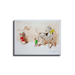48x24 Inches Boris O’Klein inspired Art Print. New HD print. Canvas ready to hang. Large poster. Art on Strokes. Home decor wall painting