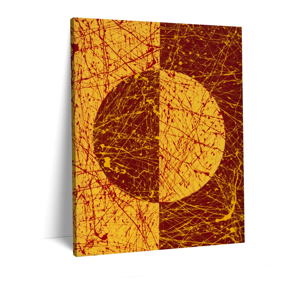 50x40 cm Jackson Pollock inspirierte Kunstdruck. Neuer HD Etsy.de