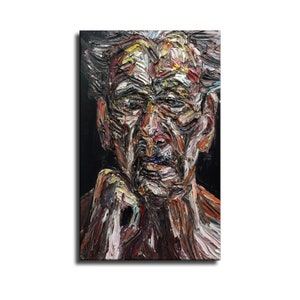 Lucian Freud &quot;Face&quot; Waterproof Vinyl Fabric HD Print, Wall Home decor, Ready to hang