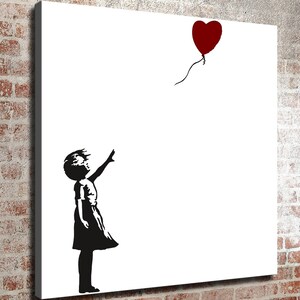 Banksy Waterproof Vinyl Fabric HD Print, Wall Home decor, Ready to hang