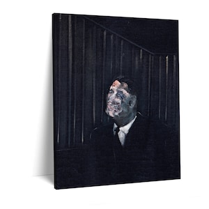 32x24 inches - Francis Bacon "Man in Blue" New HD print on canvas ready to hang large size picture beautiful home decor wall painting