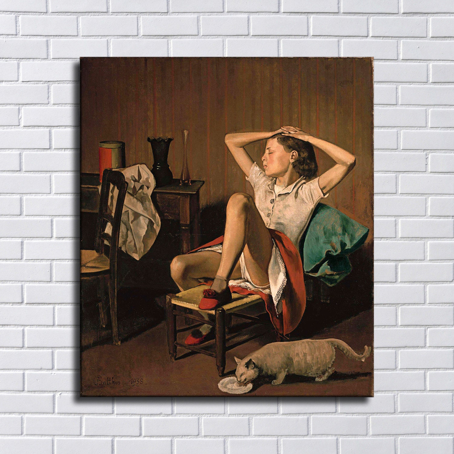 バルテュス、BALTHUS、野菜のある静物、希少な額装用画集より バルテュス、BALTHUS、野菜のある静物、希少な額装用画集より