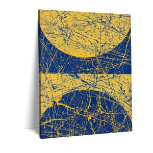 20x16 Inches Jackson Pollock inspired Art Print. New HD print. Canvas ready to hang. Large poster. Large canvas. Home decor wall painting