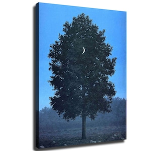 36x24 Inches Rene Magritte "16th September" New HD Print On Canvas Ready to Hang large size home decor wall painting