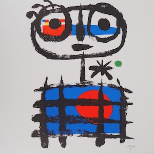 Joan Miro Waterproof Vinyl Fabric, HD Print, Wall Home decor, Ready to hang