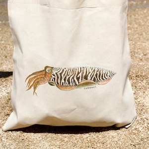 CLOTH BAGS, tote bag, Mediterranean fish, made in Mallorca