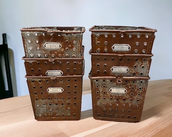 Vintage Locker Basket - Androck Inc - Numbered