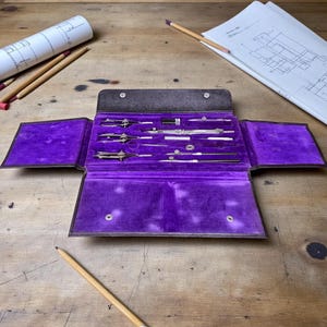 Vintage Drafting Tool Set Gramercy Germany | Engineer Architect Instruments | Collectible Industrial Drawing Supplies