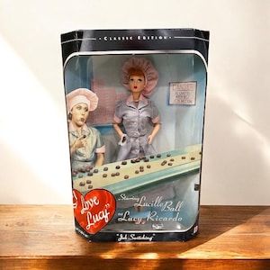 Vintage I Love Lucy Doll Job Switching Collectible Retro TV Show Figurine Gift for Fans