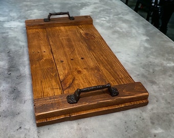 Rustic Pallet Wood Serving Tray