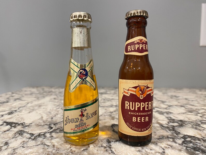 Miniature Beer Bottle Collection of 12 Etsy