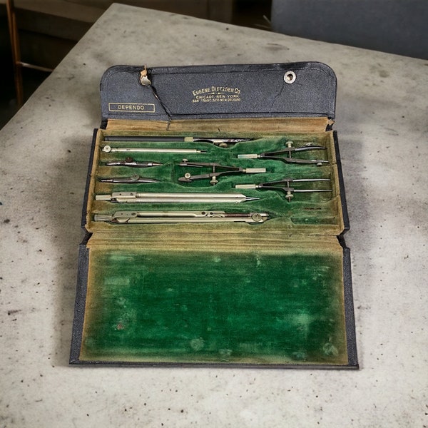 Vintage Drafting Tools Dependo 1066 Eugene Dietzgen Co.