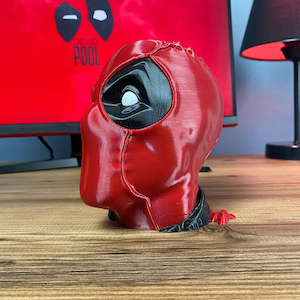 Figurka Deadpool Head Bust – prezent na Dzień Ojca, prezenty dla taty Wysokiej jakości drukowana w 3D figurka kolekcjonerska Marvela dla miłośników komiksów