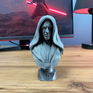 Intricate 3D Printed Darth Maul Bust Figure – Striking Star Wars Villain for Sci-Fi Fans