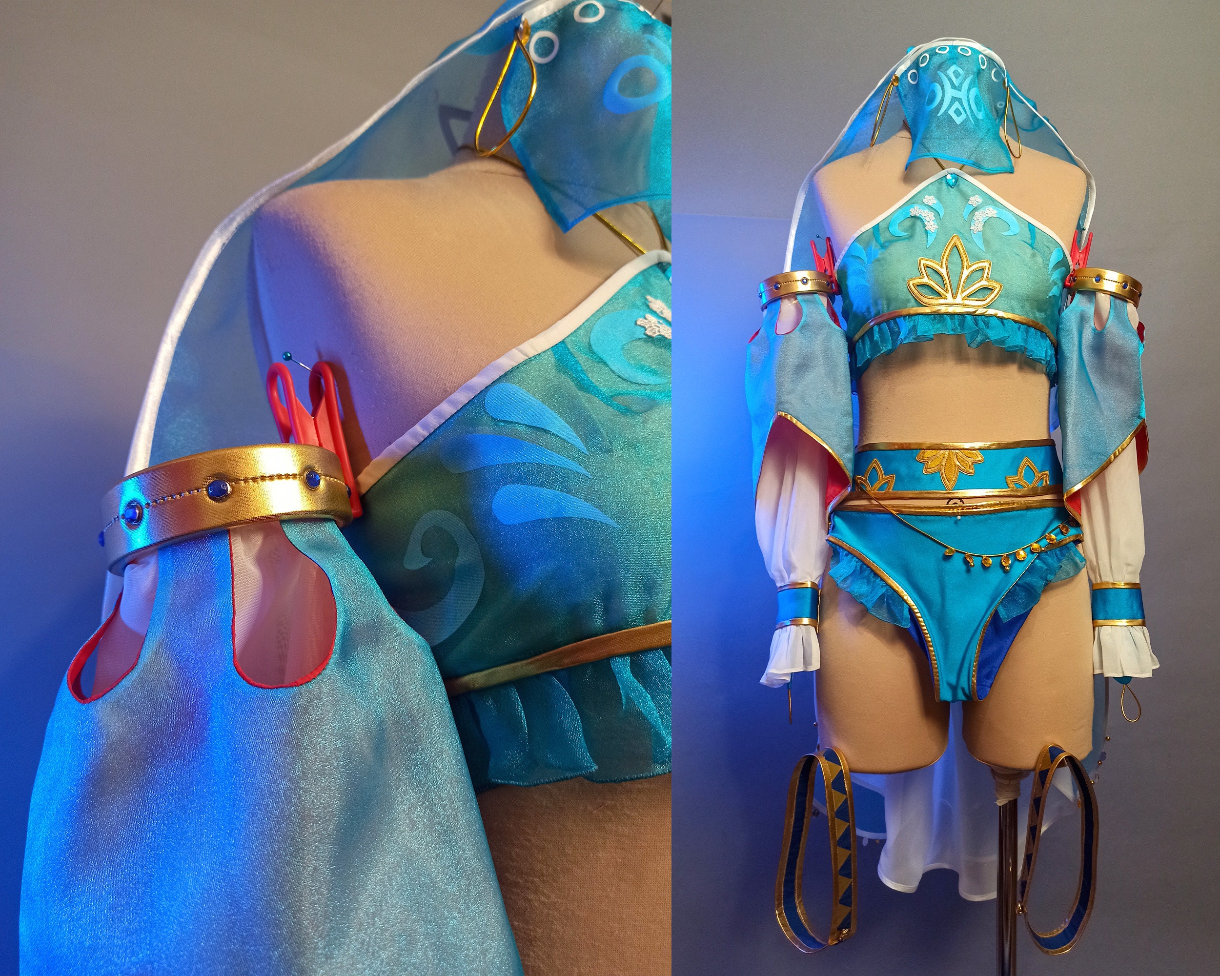 Zelda Gerudo BOTW Inspired Cosplay Costume Custom Made - Etsy