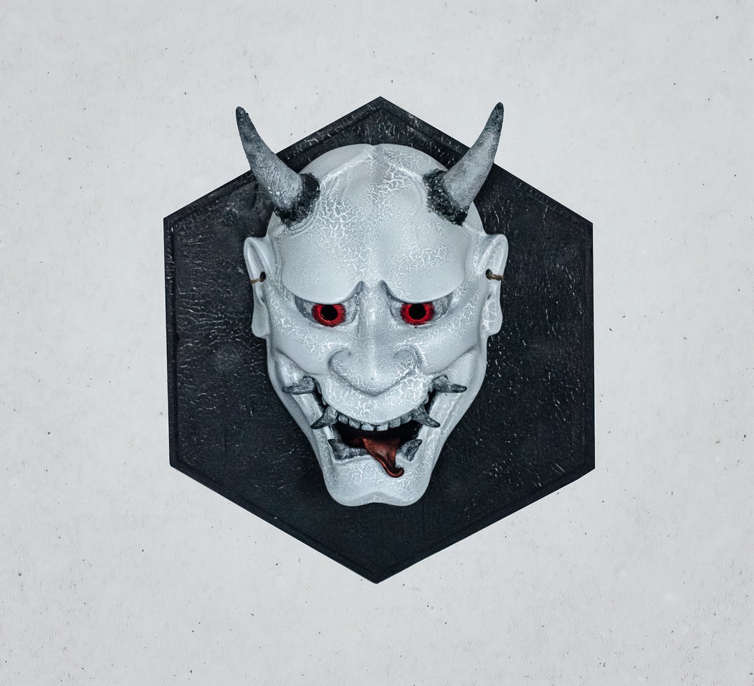 Mask Shinobi From Hall of Illusion. Japan Mask Daemon Oni. Etsy