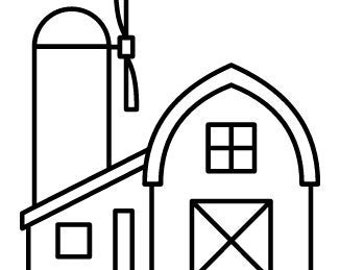 Barnyard Farm Animal Children's Coloring Activity Pages