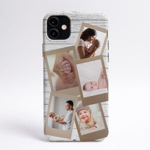 Personalized Custom Picture Collage Phone Case, Cell Phone Case With Photo, Photo Collage iPhone, Phone Case With Picture Collage, Custom