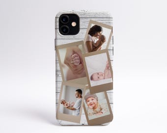Personalized Custom Picture Collage Phone Case, Cell Phone Case With Photo, Photo Collage iPhone, Phone Case With Picture Collage, Custom