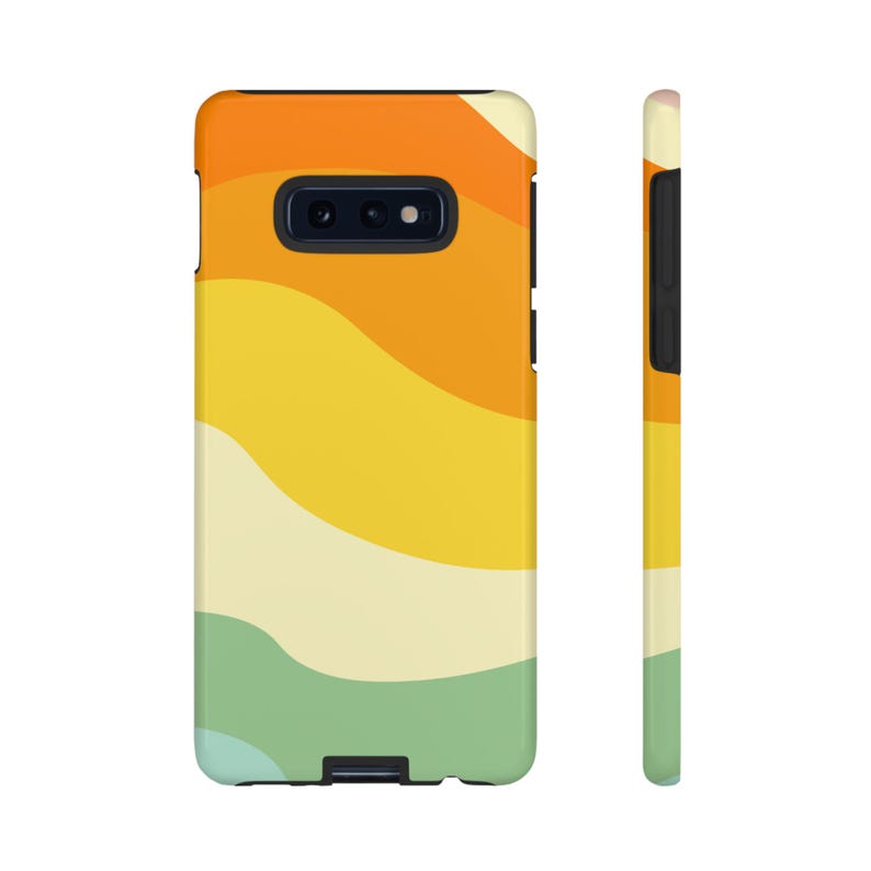 Retro Funky Colorful Phone Case, Tough Glossy & Matte Finish, Samsung Tough Case, Interesting Phone Case, Aesthetic Phone Case, Gift for Her image 9