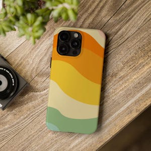 Retro Funky Colorful Phone Case, Tough Glossy & Matte Finish, Samsung Tough Case, Interesting Phone Case, Aesthetic Phone Case, Gift for Her image 5