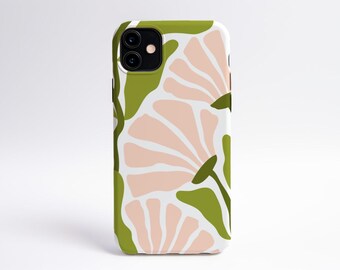 Retro Funky Floral Phone Case - Samsung Tough Case, Interesting Phone Case, Aesthetic Phone Case, Gift for Her