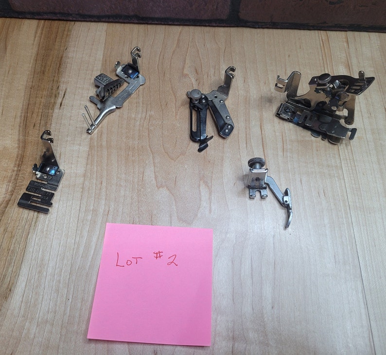 Vintage Singer Sewing Machine Attachments Etsy