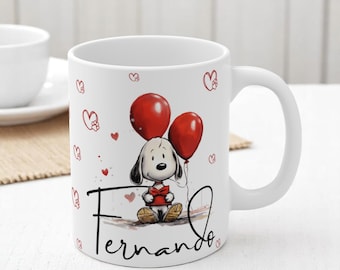 Custom mug snoopy 11 oz, Charlie brown, snoopy dog, peanuts custom mug, Personalized Peanuts, Peanuts Charlie Brown Snoopy Coffee Tea