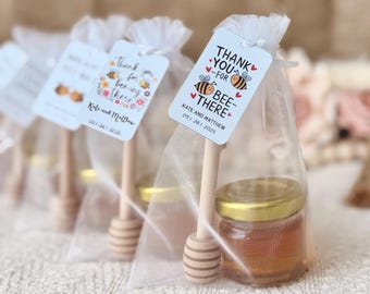12 Custom jars, Favors | Bridal Shower Favors | Wedding Favors | First Communion Favors | baby shower favors| Jar of Honey | Mini Honey Favor