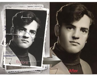 Photo Restoration Service, Old Photo Restore, Restore Photo, Damaged Photo, Photo Editing