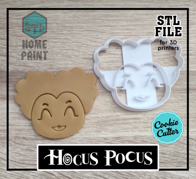 HOCUS POCUS Cookie Cutter Halloween Cookie Cutter Digital Etsy