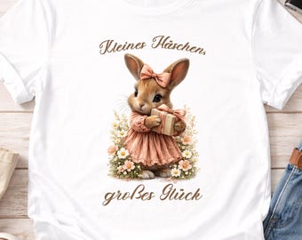 Big Love Bunny t-shirt for girls and women | Mother-daughter matching outfit | Easter bunny shirt
