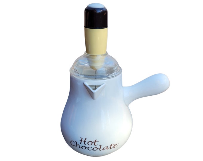 Bonjour Hot Chocolate Cocoa Pot With Power Frother and Lid Williams