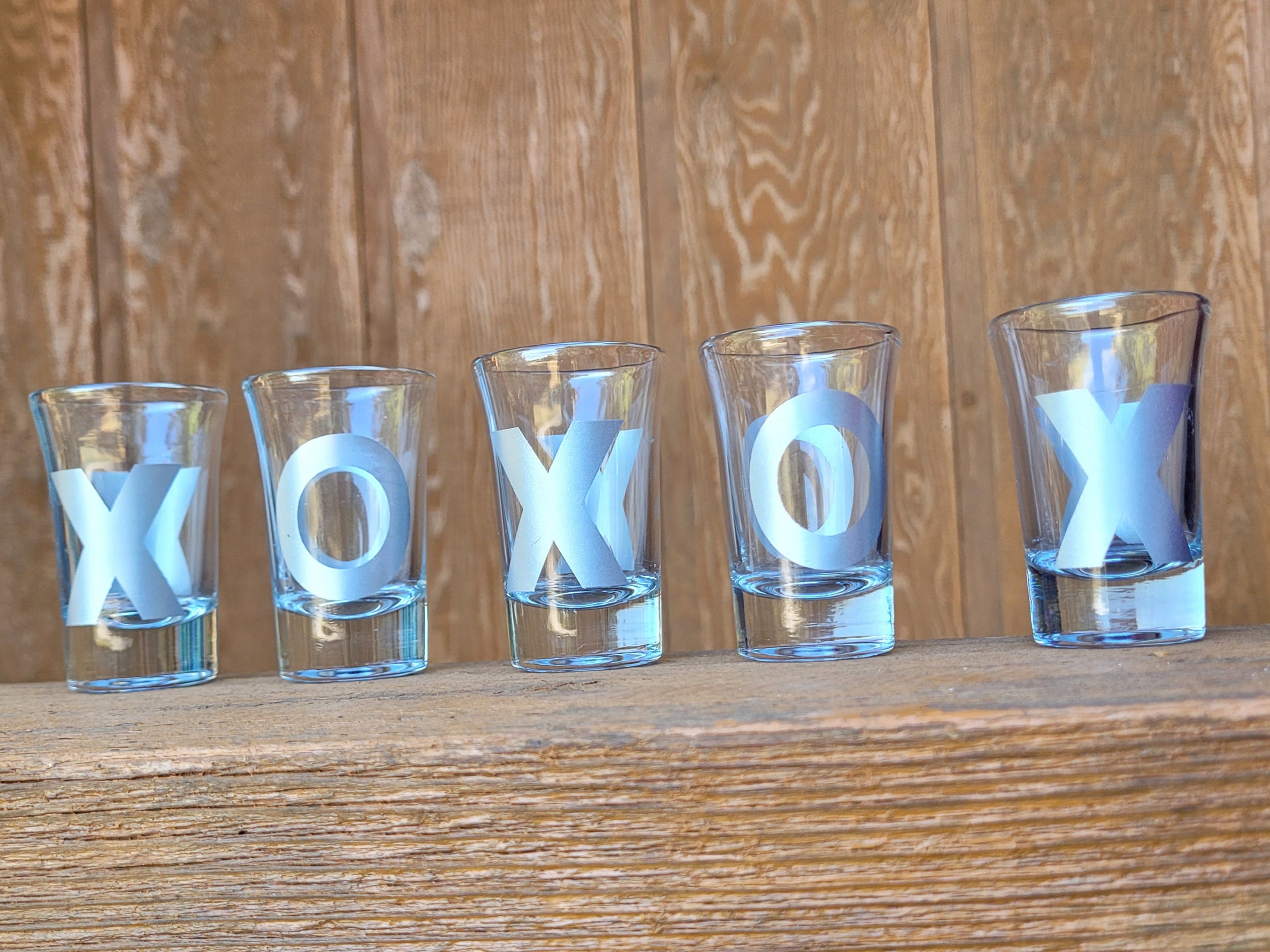 k*****ショットグラス X-O-X-O-X ショットグラス 5個セット - Etsy 日本