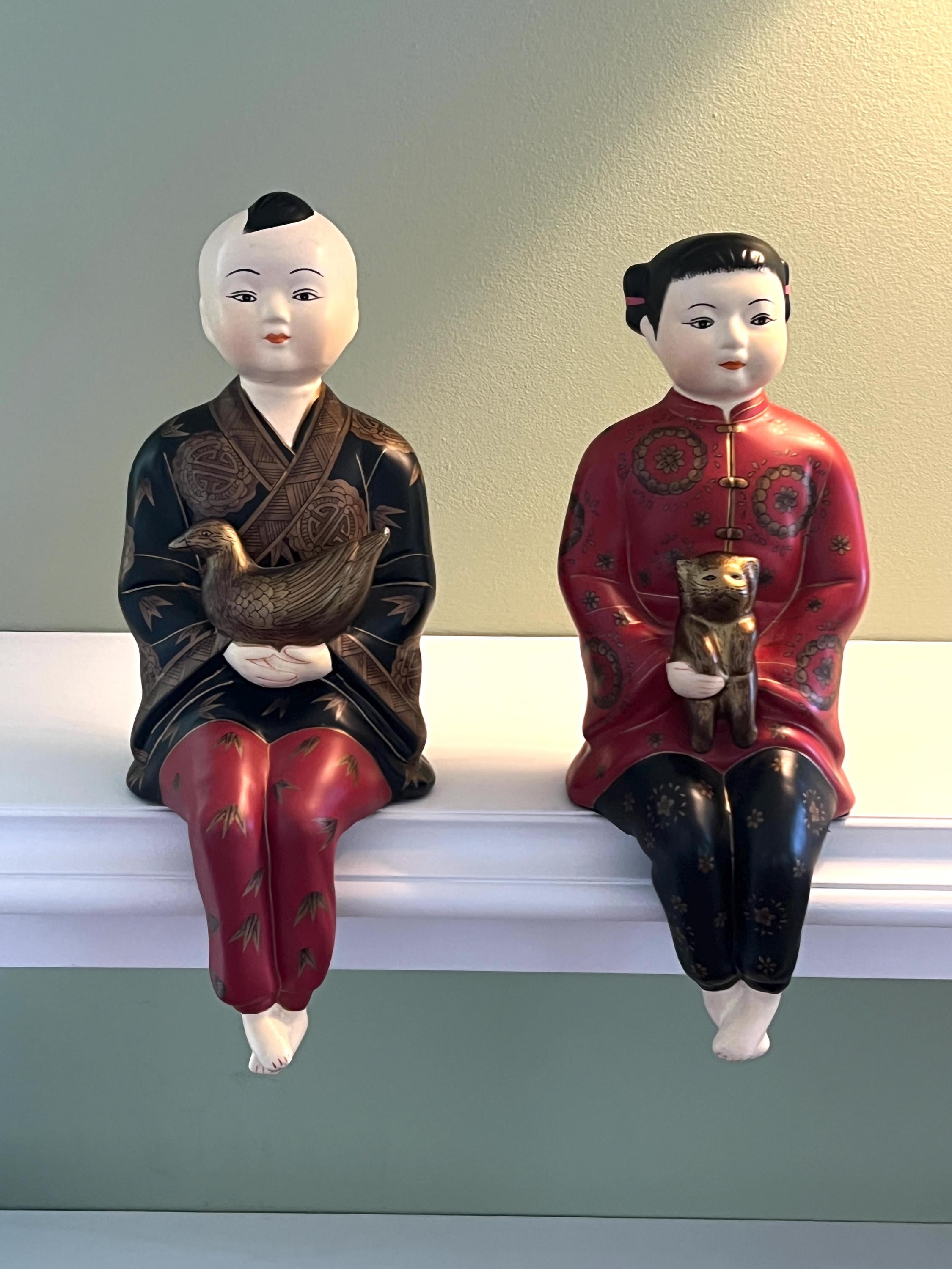 Chinese Boy Figurine - Etsy Norway