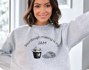 Sourdough Bread Baker Sweatshirt, Sourdough Shirt, Homesteading Shirt, Wake and Bake, Breadmaking Shirt, Funny Bread Shirt, Baker Gift