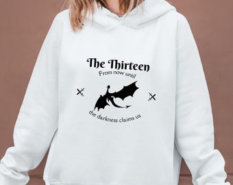 Diseño de camiseta del Trono de Cristal: Los Trece, Manon Pico Negro (Descarga digital SVG PNG)